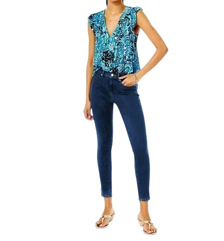 pants for flexible -Eagan High Rise Super Skinny Jean In Bennet Wash