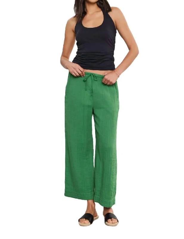 pants with rips -Franny Pant In Grass