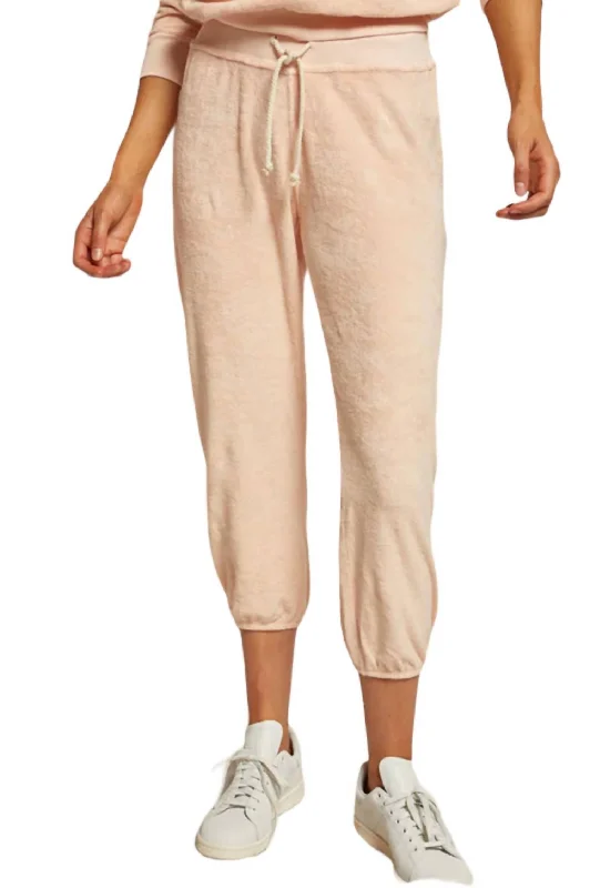 seamless pants comfy -Gogo Joggerpants In Peaches & Cream