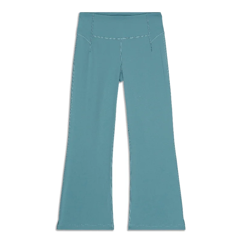 pants for plain -Groove Super-High-Rise Split-Hem Flare Pant - Resale