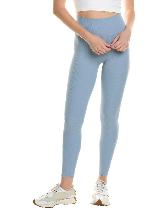 baby blue pants light -IVL Collective Rib Legging