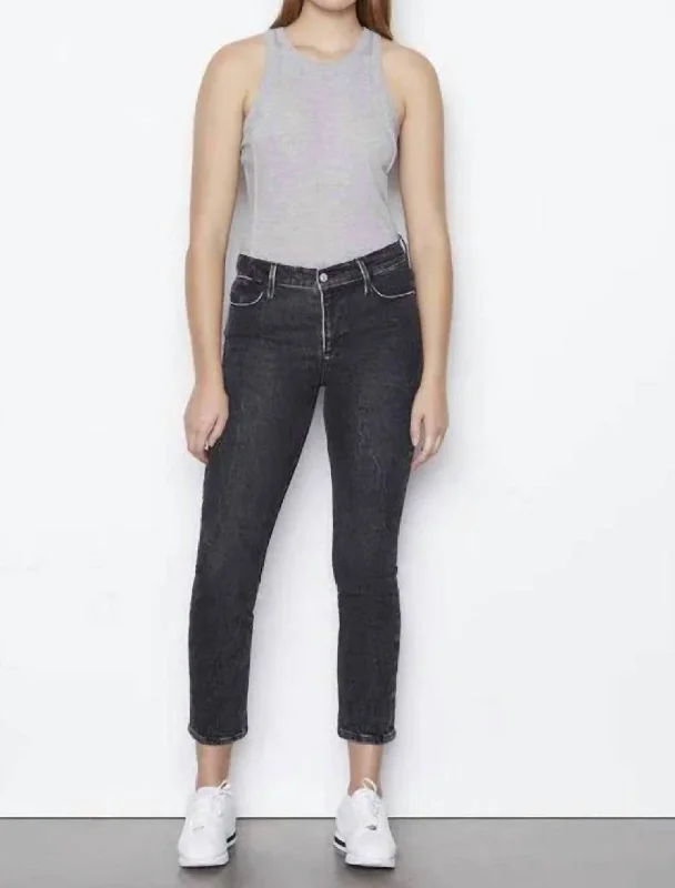 pants for radiance -Le High Straight Jean In Edgey