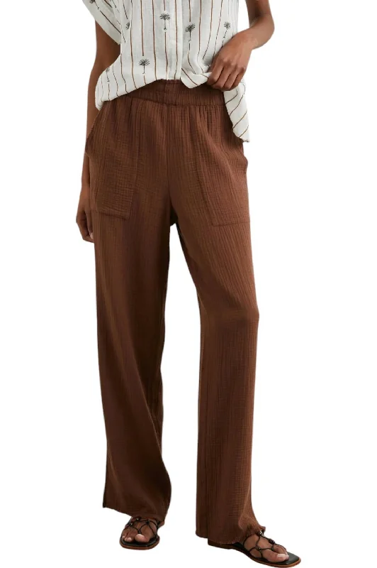 pants for camping -Leon Pants In Cacao