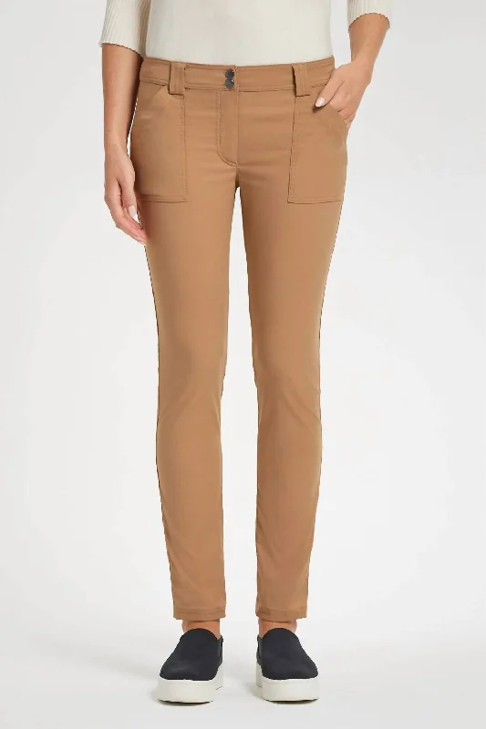 pants for skating -Mccall Skinny Pants In Caramel