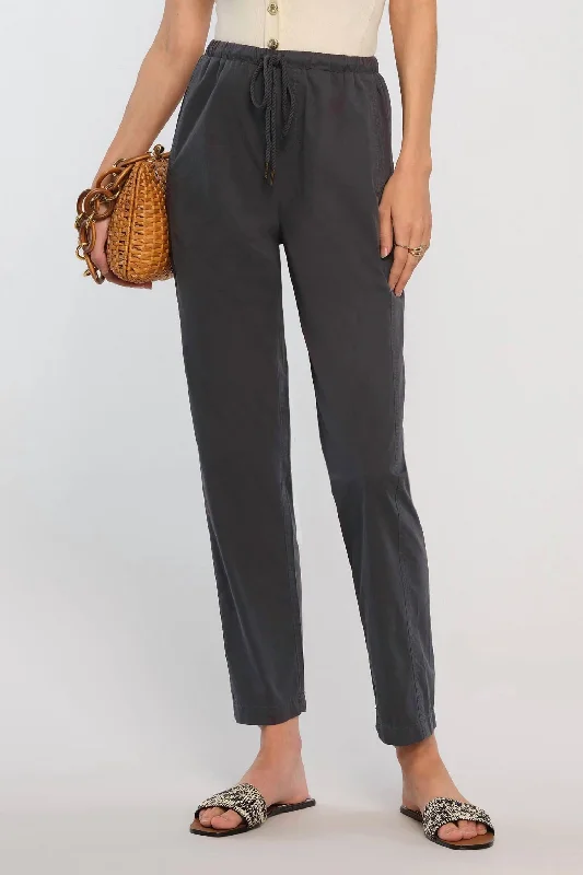 capri pants summer -Nella Pull On Pants In Steel