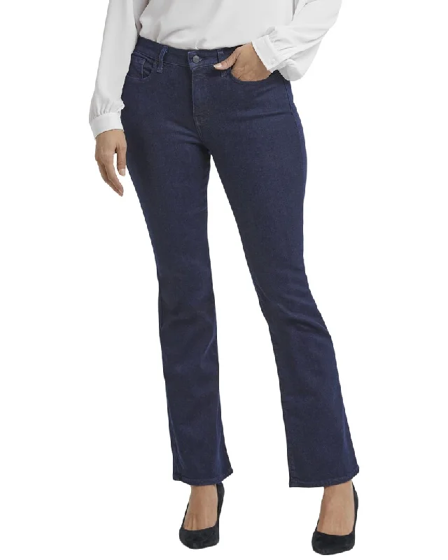 pants with belts -NYDJ Barbara Rinse Bootcut Jean