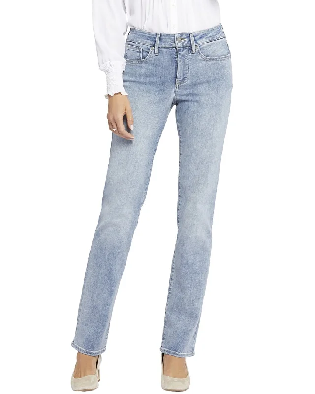 pants with embroidery -NYDJ Marilyn Haley Straight Jean