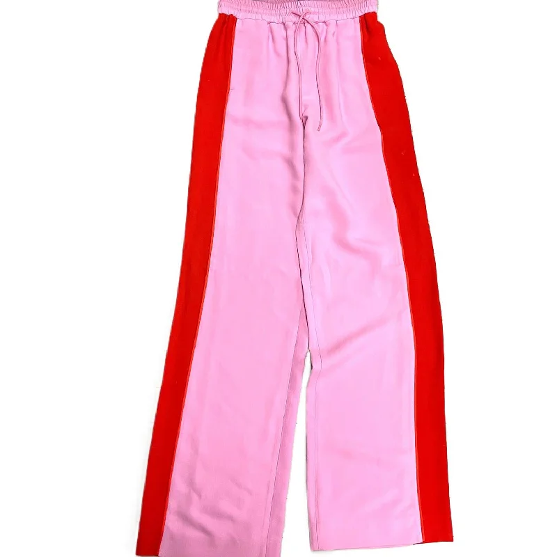 pants for luxury -Pre-Loved Women's Luxury Designer Pants In Pink & Red