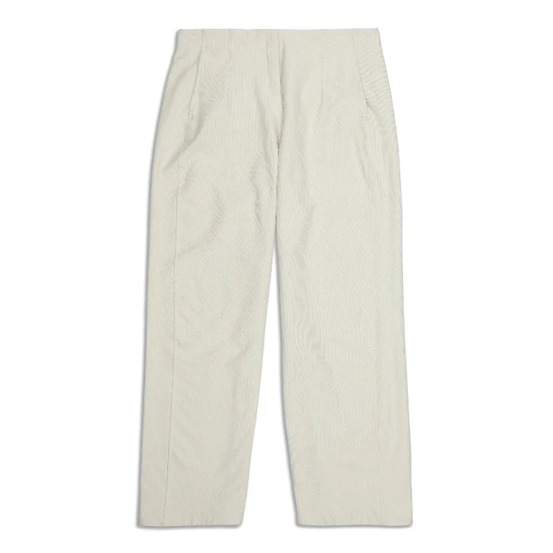 pants for cruises -Relaxed Mid-Rise Trouser 7/8 Length - Resale