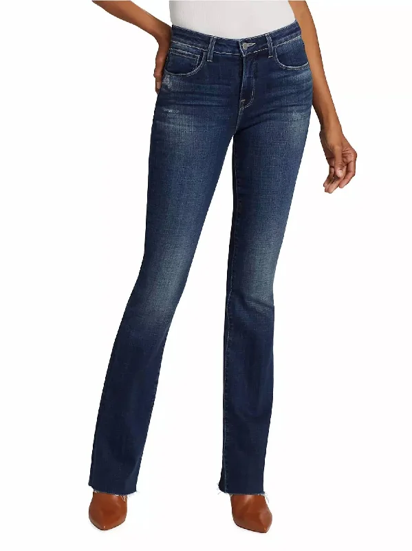 black pants timeless -Ruth High-Rise Straight Leg Denim Jeans In Atwood