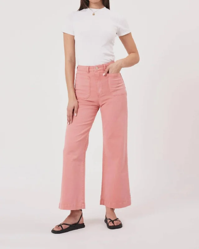 pants for metallic -Sailor Peach Drill Jeans