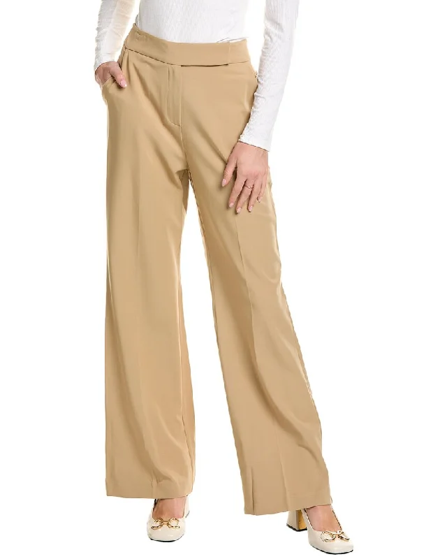 pants for rough -THEO The Label Gaia Wide Leg Pant