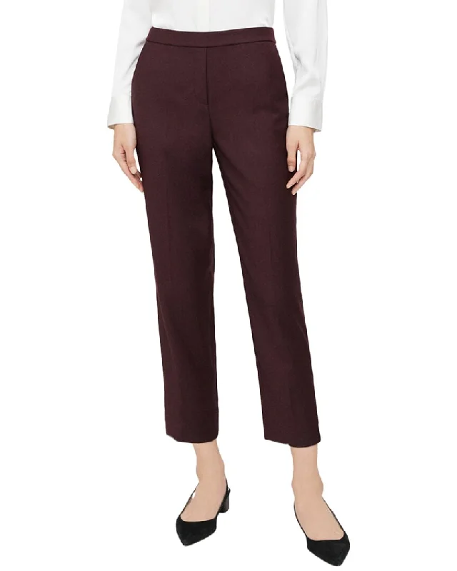 pants for bold -Theory Treeca Pull-On Wool Pant