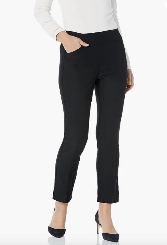 pants for meditation -Tri Flatten It Ankle Pant In Black