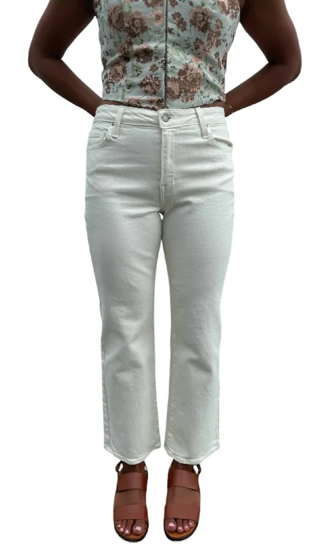 navy blue pants classic -Venice Jean In Cream