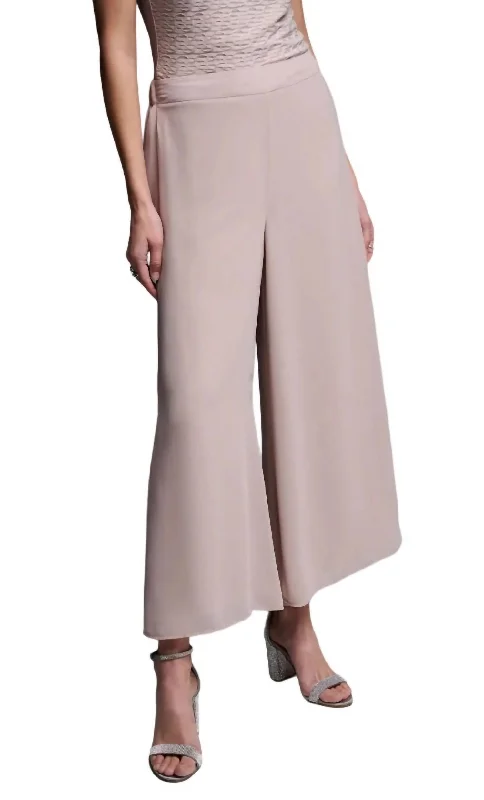 cargo pocket pants utility -Wide Leg Flowy Pant In Sand