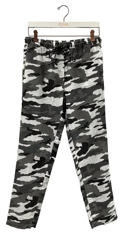 slate gray pants modern -Women's Camo Pants