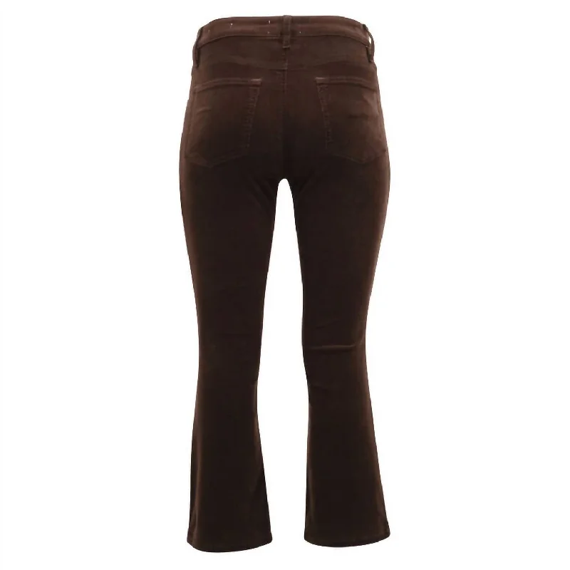 pants for creativity -Women's Le Crop Mini Boot Corduroy Jean In Espresso